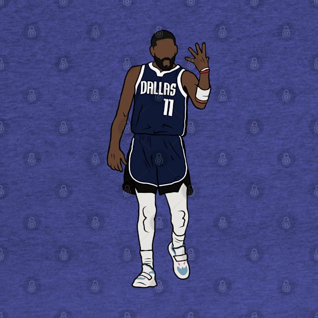 Kyrie Irving Left Hand Celebration by rattraptees